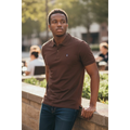 Mocha Onyx Shield Polo L