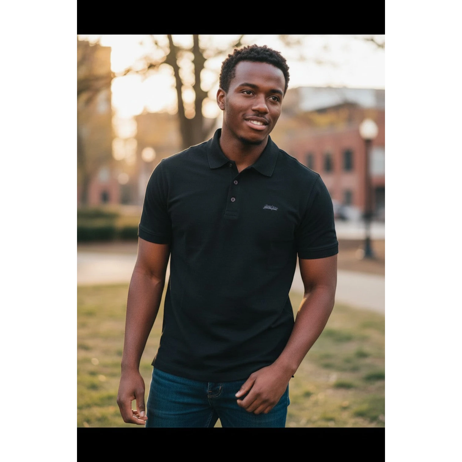 Onyx Minimalist Polo L