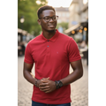 Men Essential Pique Polo - Deep Crimson Red L