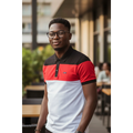 Bold Apex Block Polo M Size