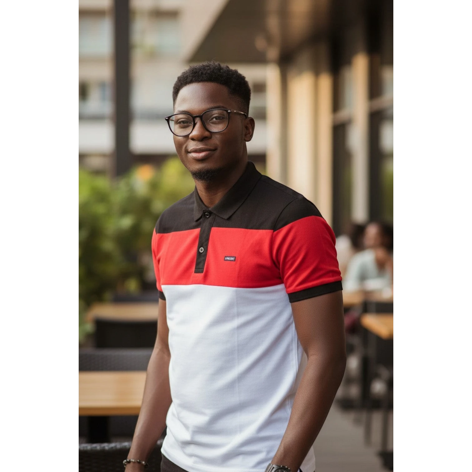 Bold Apex Block Polo M Size
