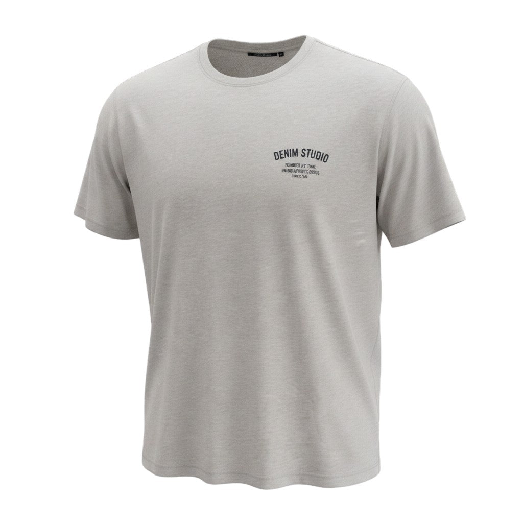 The Heather Grey "Denim Studio" Narrative Tee (XL)