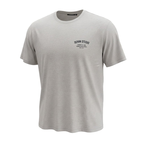 The Heather Grey "Denim Studio" Narrative Tee (XL)