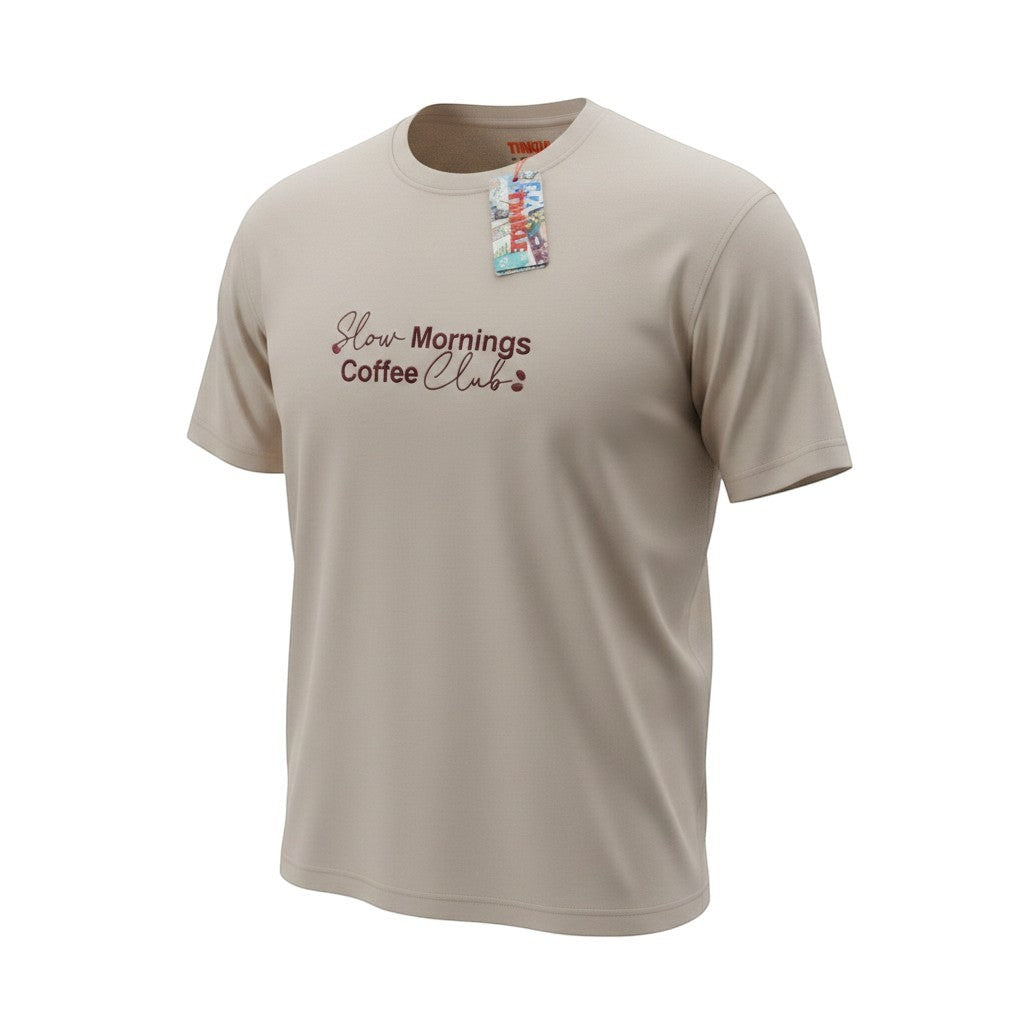 The Sandstone "Slow Mornings Coffee Club" Tee (L)