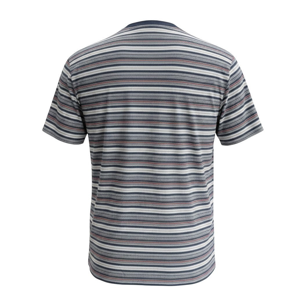 The Slate & Terracotta Multistripe Essential Tee (XXL)