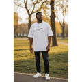 The Optic White "Cyberpunk" Tech-Graphic Tee (M)