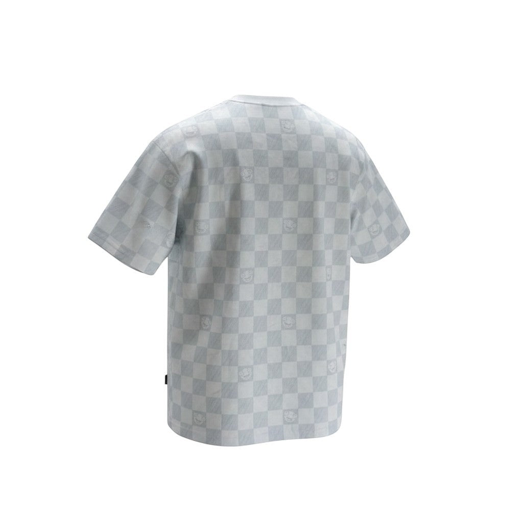 The Sage Checkered "REAL LIFE" Statement Tee (L)