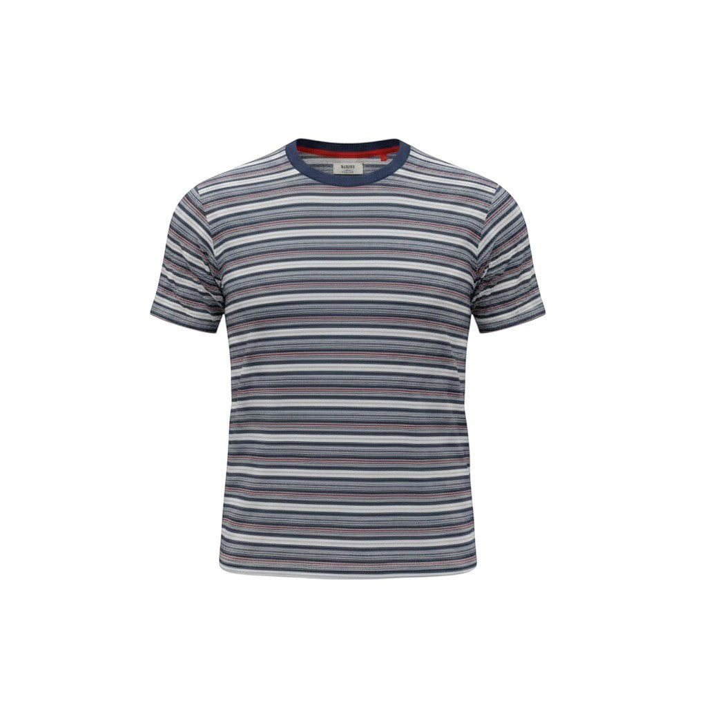 The Slate & Terracotta Multistripe Essential Tee (XXL)