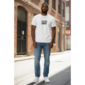 The Optic White "Go Follow It" Gothic Back-Graphic Tee (M)