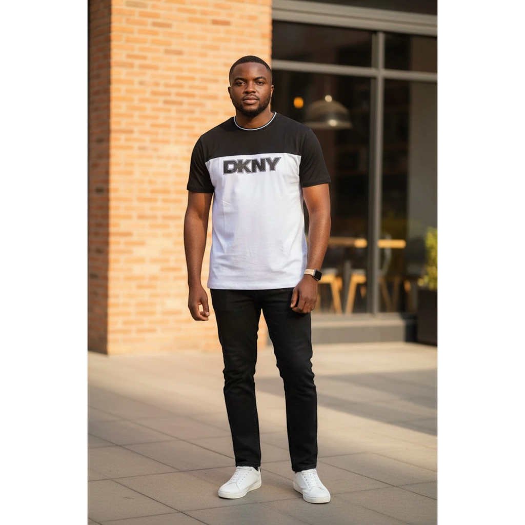 The Monochromatic DKNY Block Statement Tee (XL)