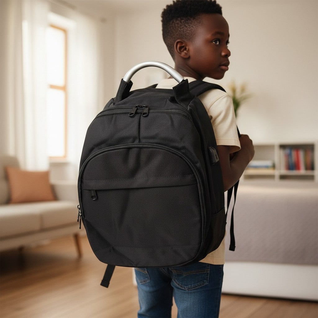 Charcoal Large Capacity Travel Backpack