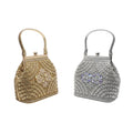Crystal Hexagon Frame Top-Handle Bag – Multicolor