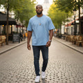 The Stone Blue "Destiny" Dice Tee (L)