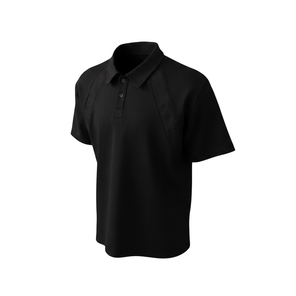 Super Premium Black Button Polo