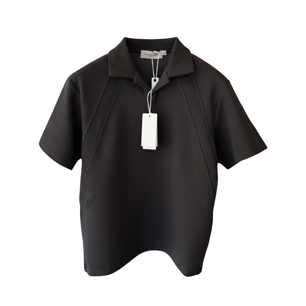 Super Premium Black Structured Polo