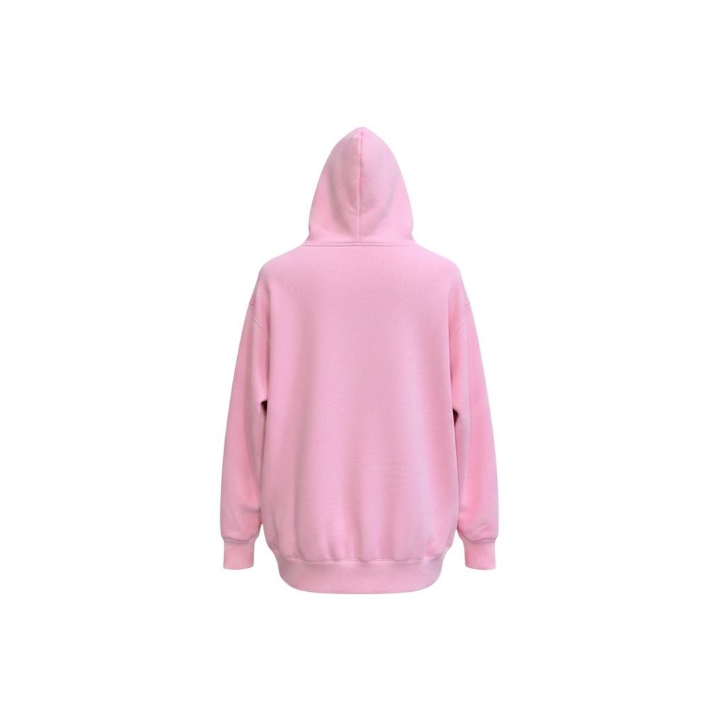 Baby Pink Oversized Pullover Hoodie