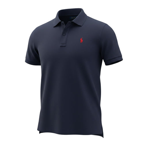 Premium Ralph Pique Polo Shirt - Navy