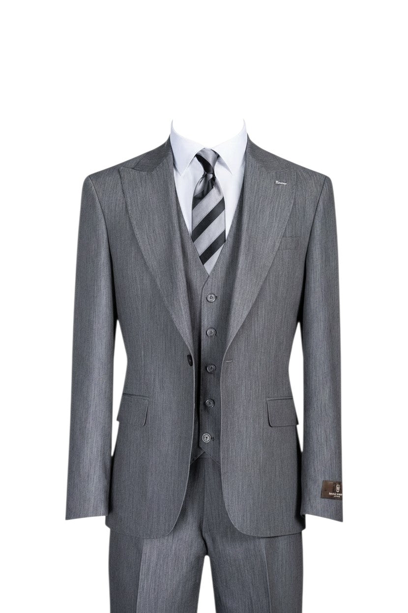 De Jossy Classic Grey 3-Piece Suit