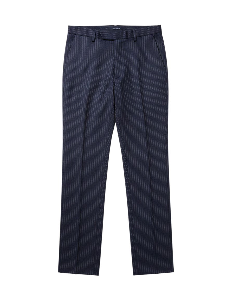Midnight Navy Pinstripe Double-Breasted Suit