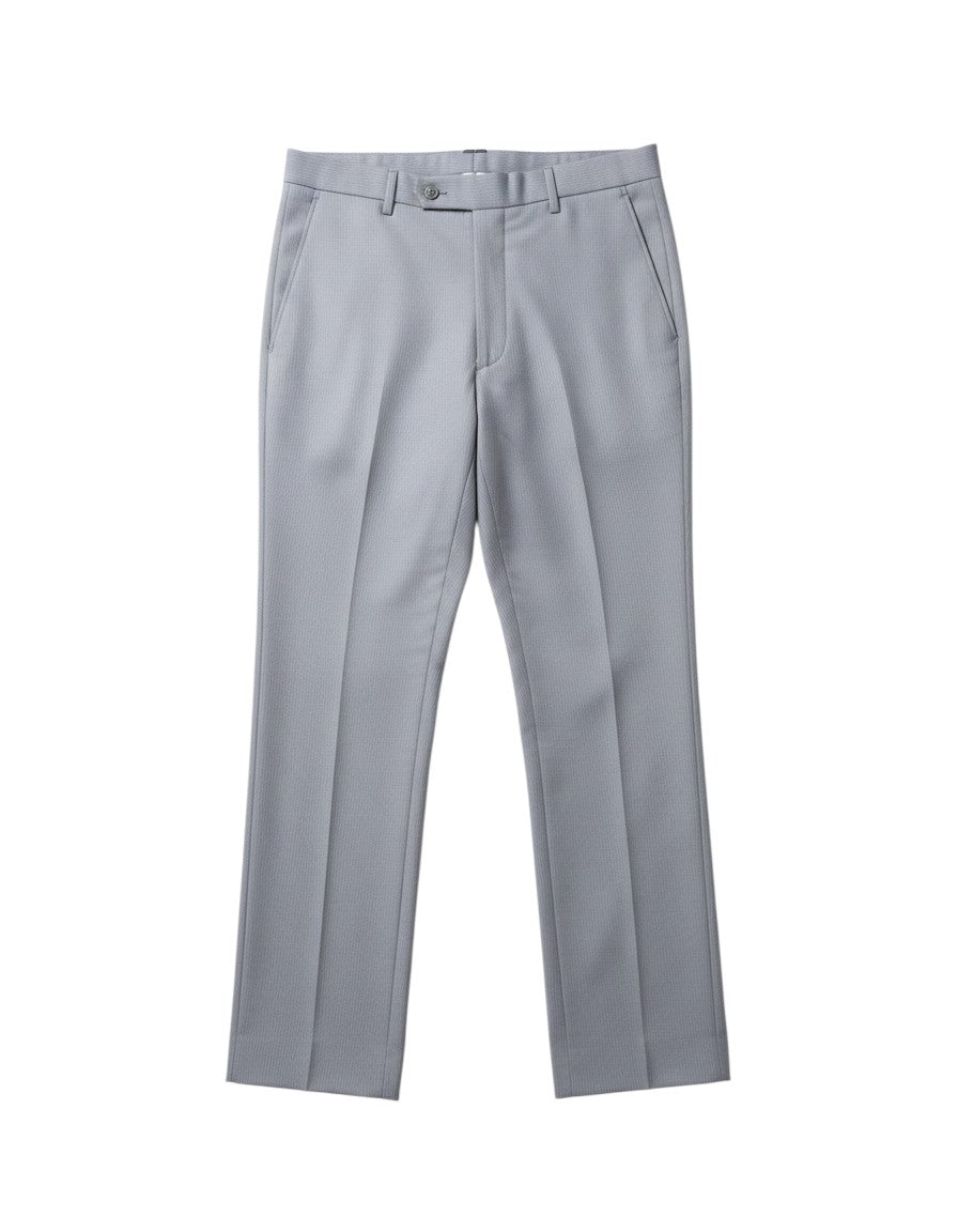 Steel Grey Double-Breasted Suit
