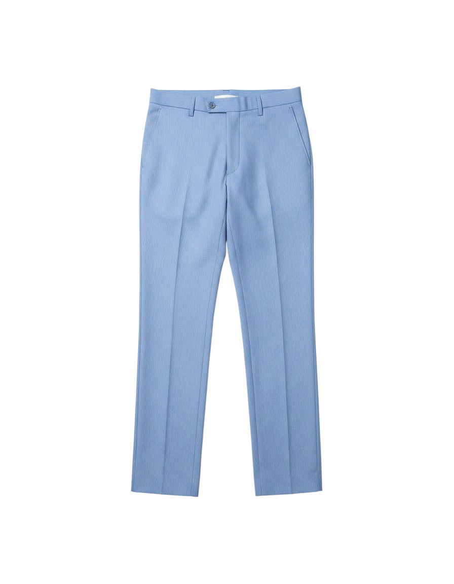 Sky Blue Pinstripe Double-Breasted Suit