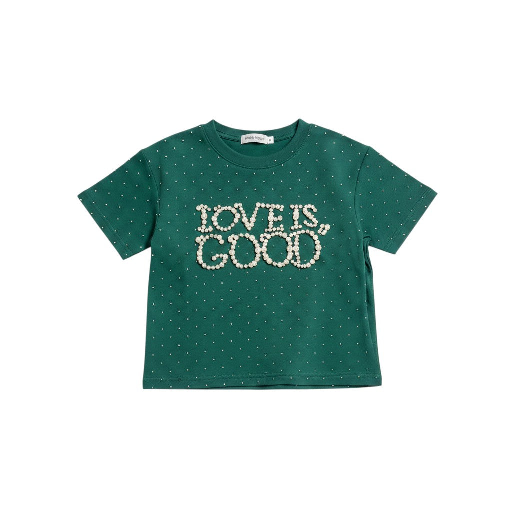Love Is Good Girls' Polka-Dot Co-ord Set