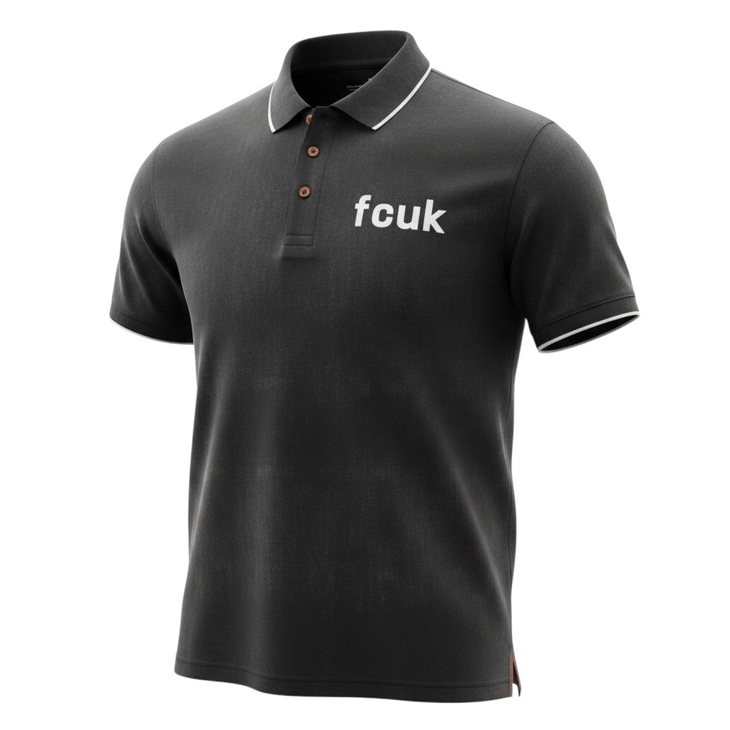 Charcoal Tipped Polo Shirt