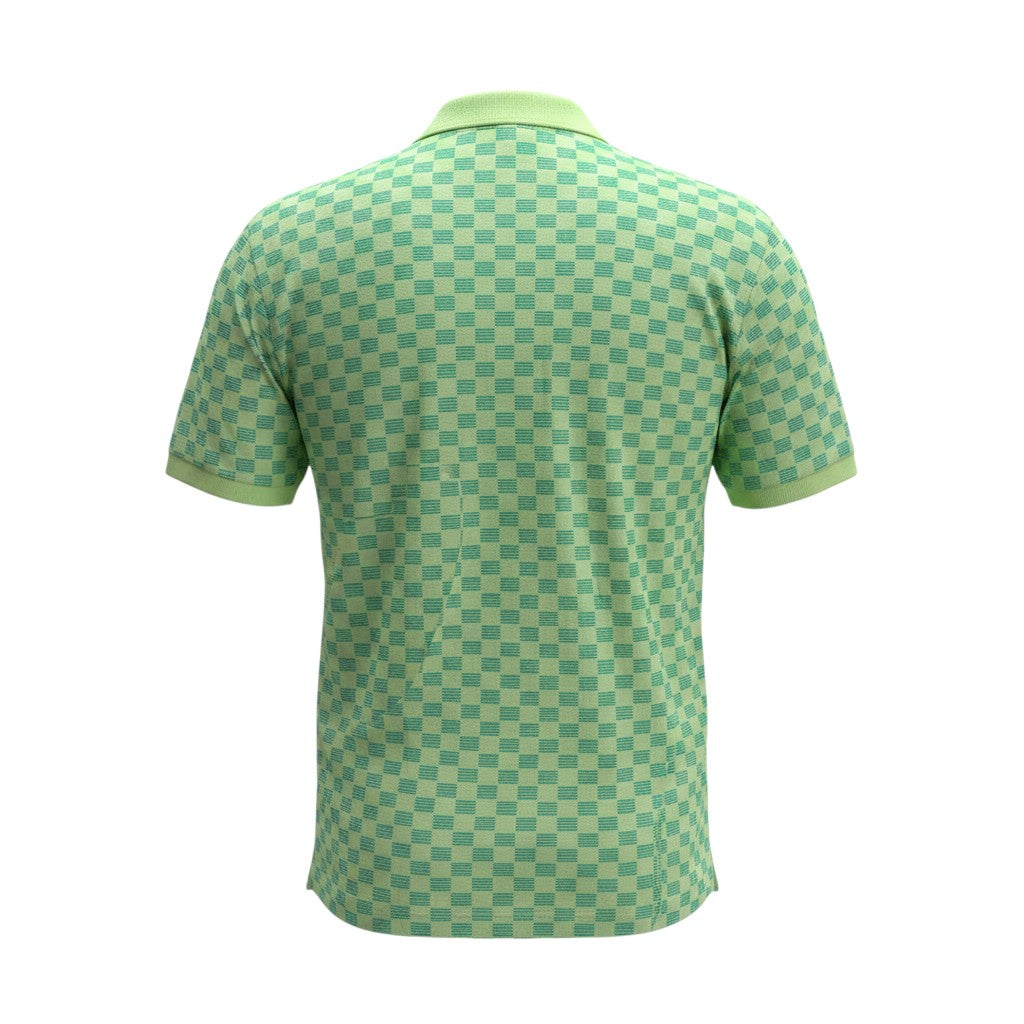 Green Checkered Polo Shirt