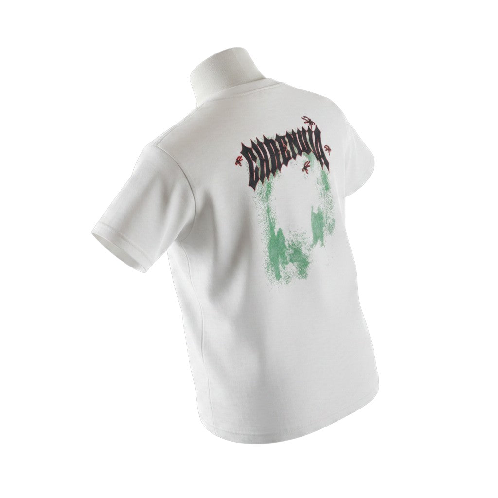 Gothic Claw Graphic Tee – White