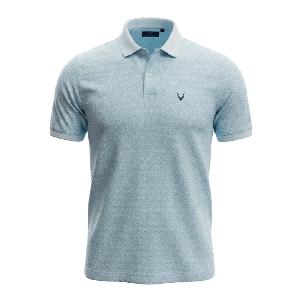Sky Blue Classic Pique Polo