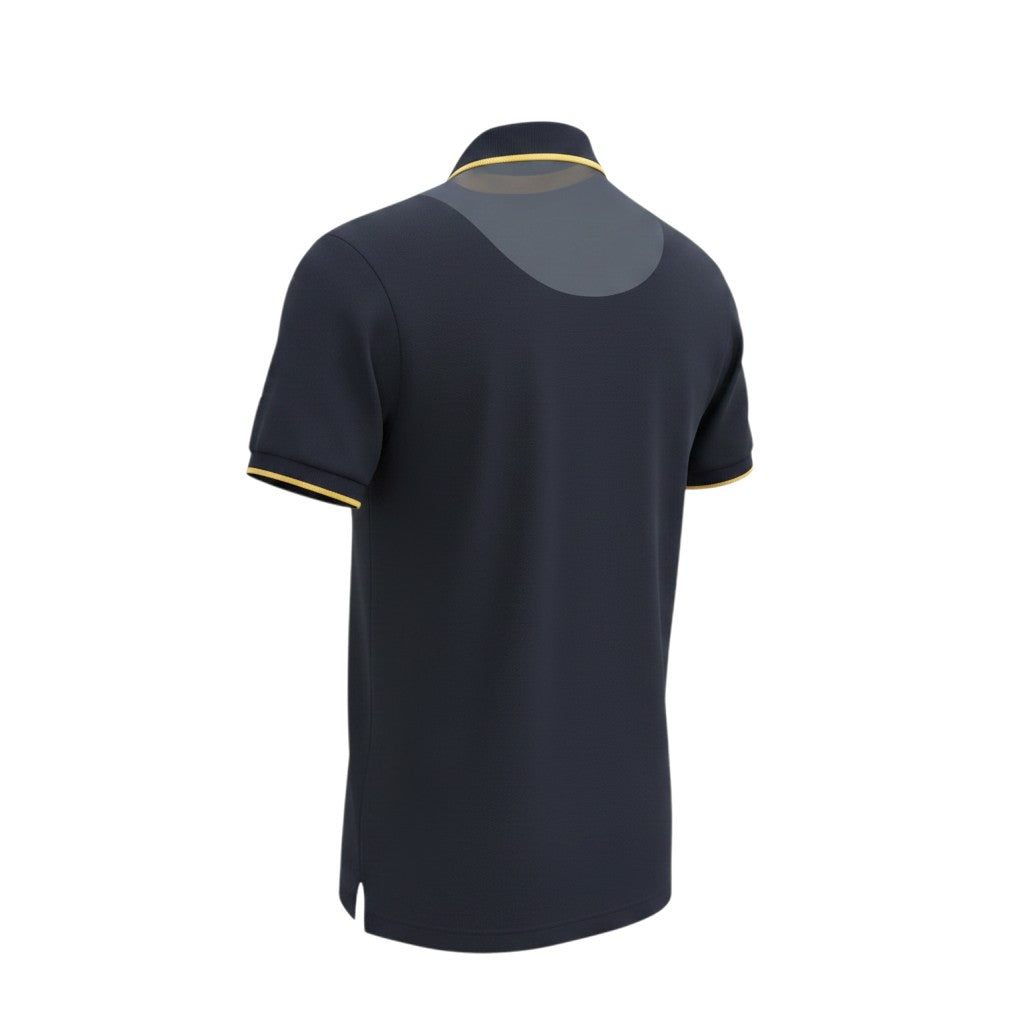 Navy Polo Gold Horse Embroidery