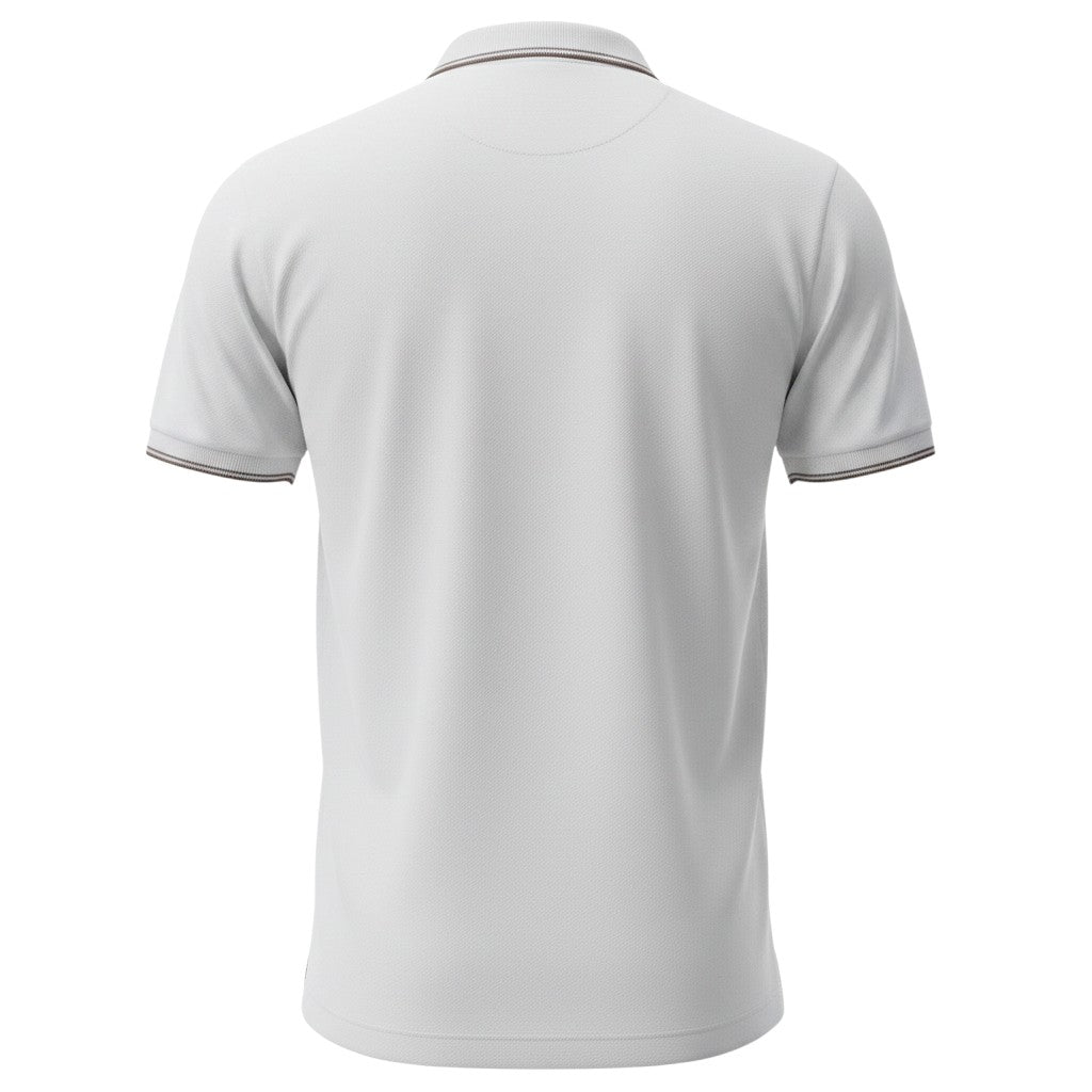 White Polo Black Badge Tipped