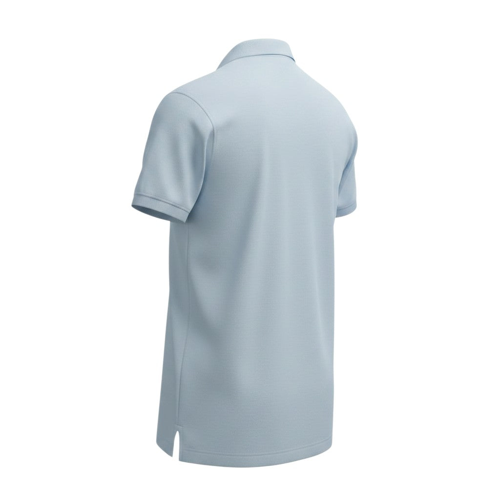 Ice Blue Bear Logo Polo