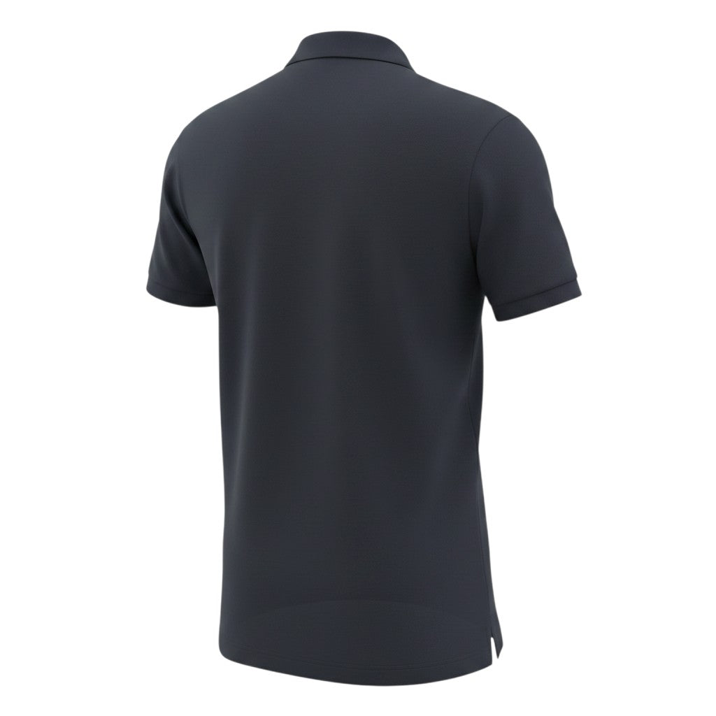 Black Polo Red Script Logo