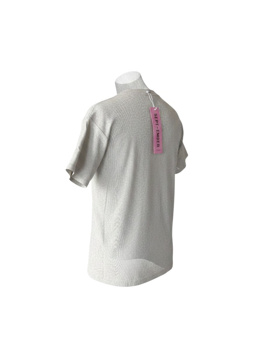Planet Graphic Oversized Cream Tee