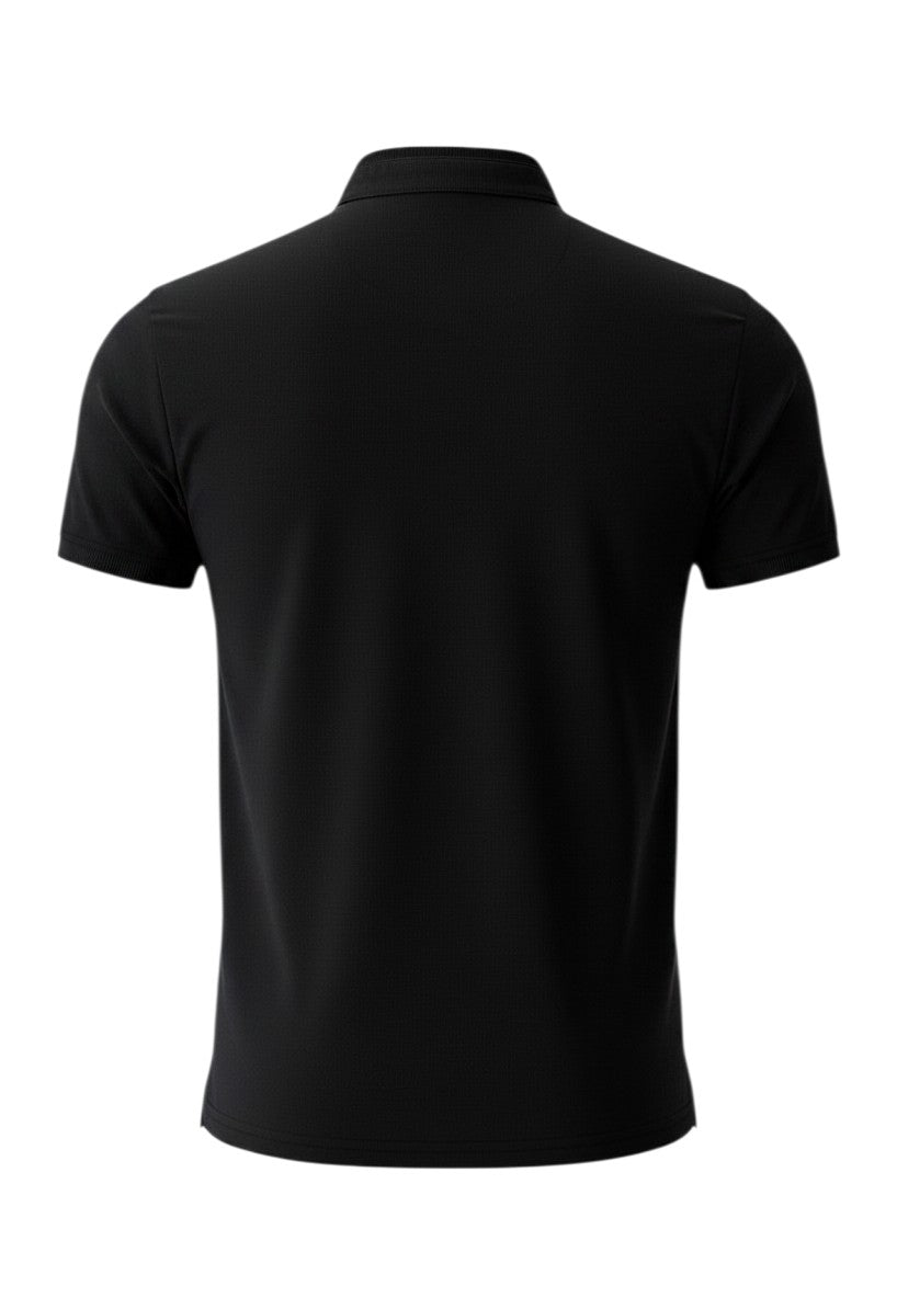 Black White Chevron Polo Shirt