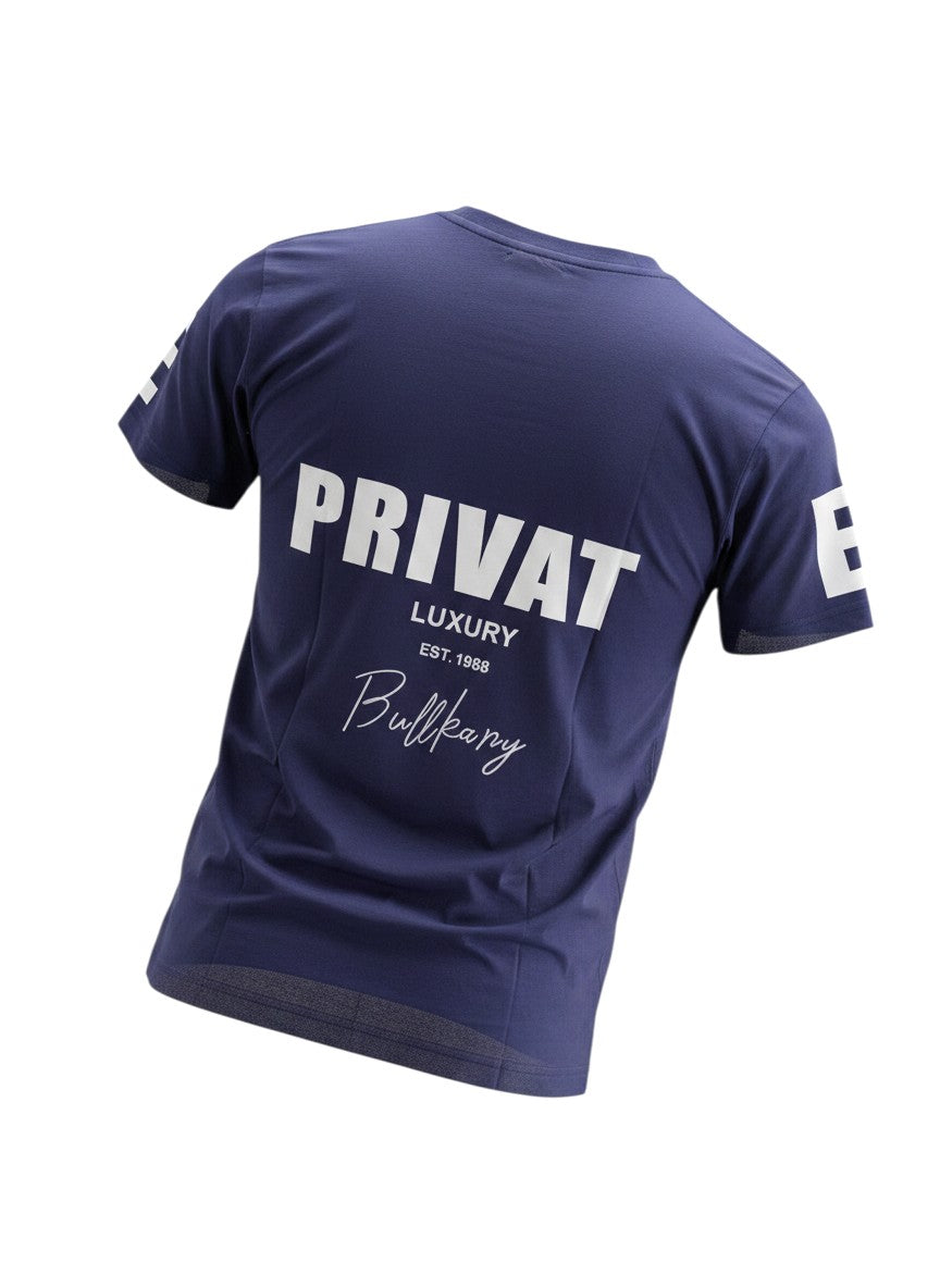 Navy Blue Luxury Graphic Tee