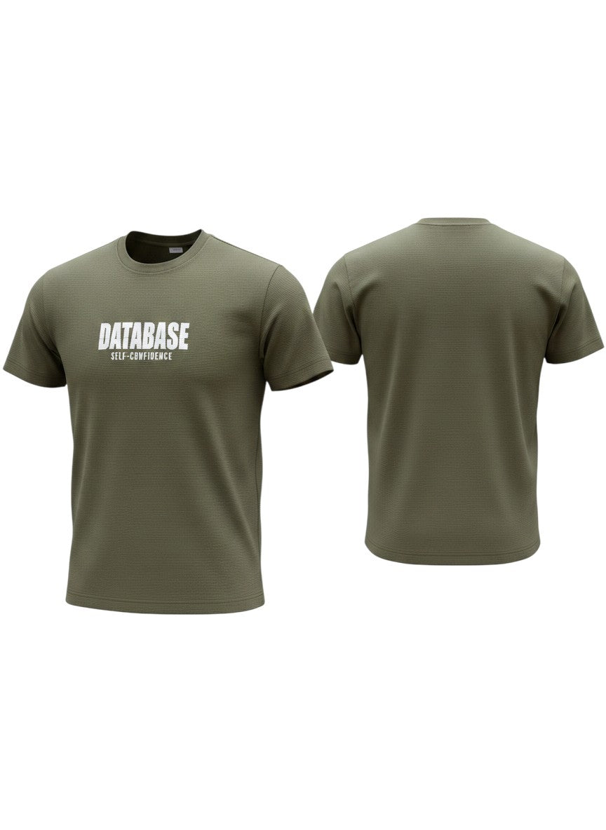 Olive Green Bold Graphic Tee