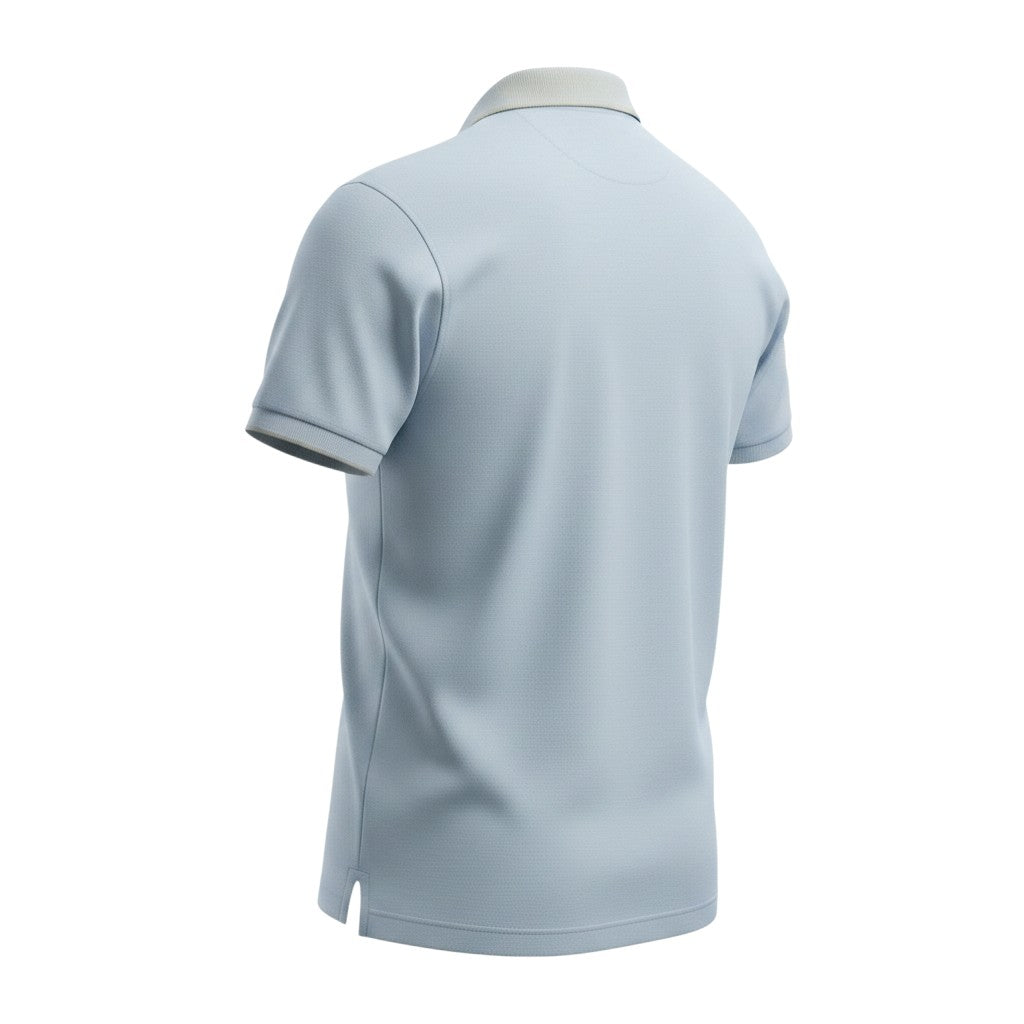 Sky Blue Classic Pique Polo