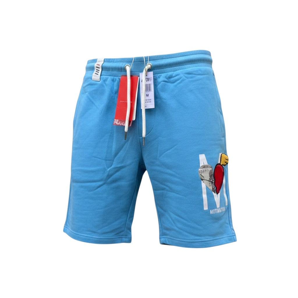 Motivation Graphic Sweat Shorts