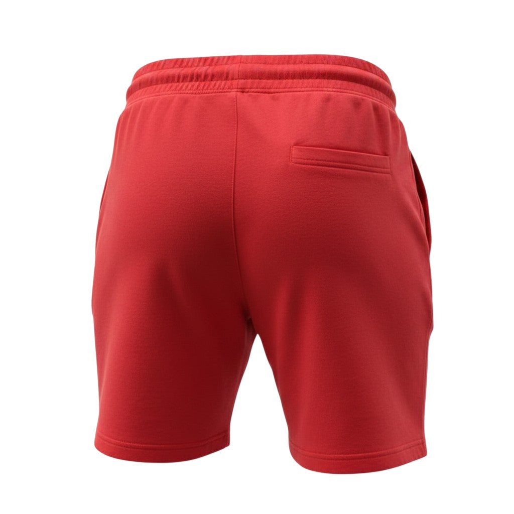 Red Motivation Graphic Sweat Shorts