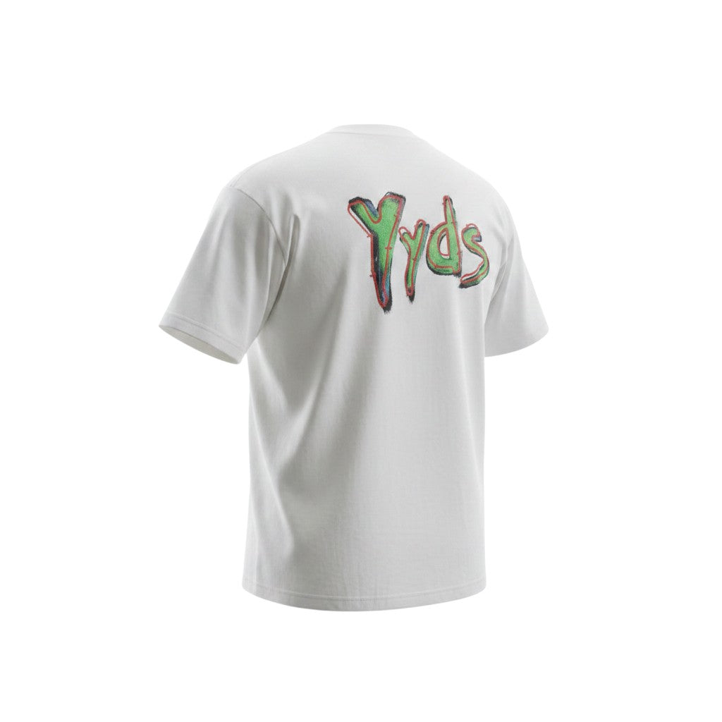 White Yyds Graffiti Graphic Tee