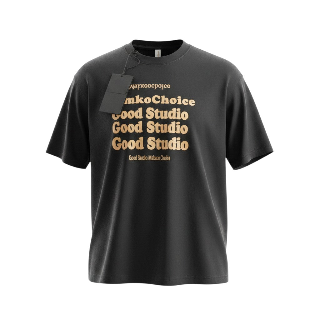 Black Retro Studio Graphic Tee