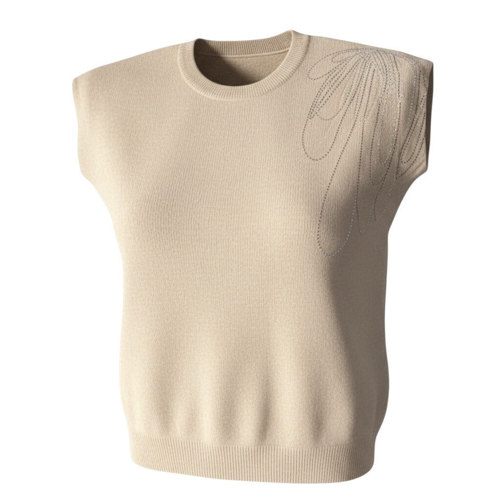 Bloom Sparkle Knit Vest