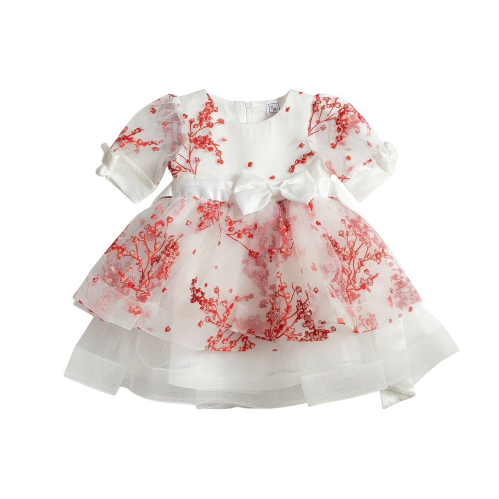 Floral Tulle Party Dress