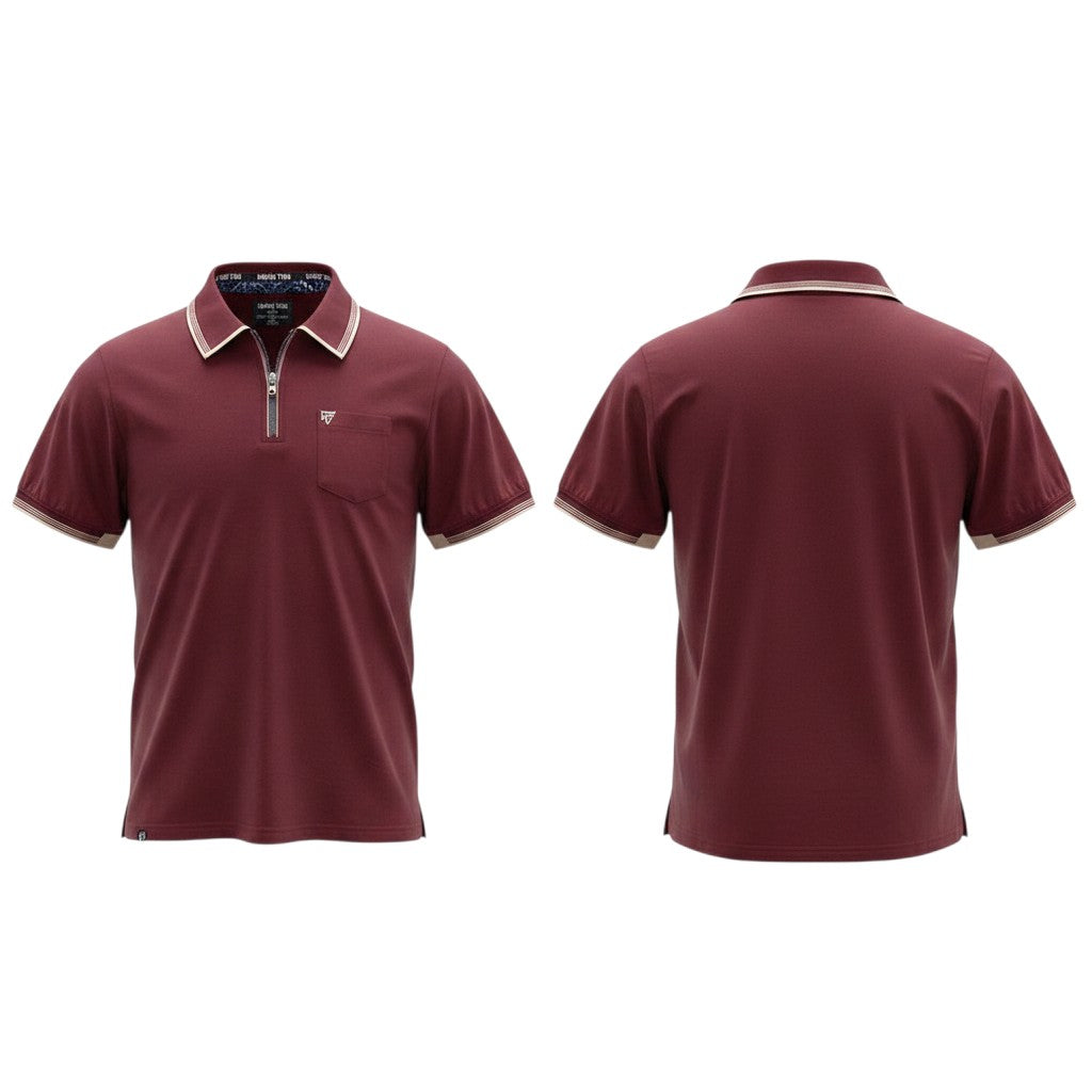 Zip Collar Polo