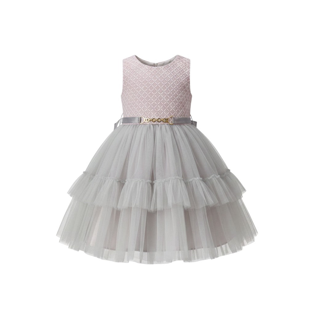 GreyTulle Party Dress
