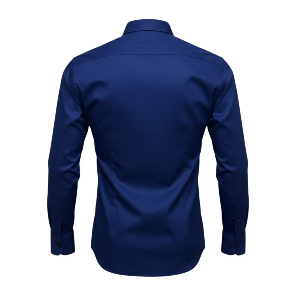 Navy Blue Slim Fit Shirt