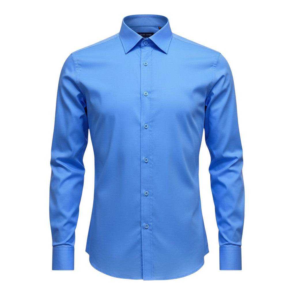 Sky Blue Slim Fit Shirt