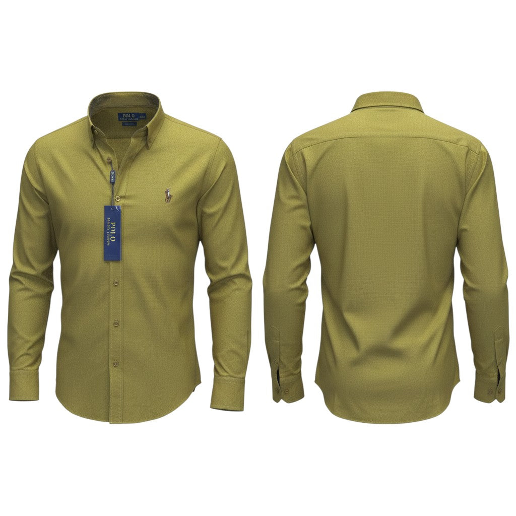 Olive Green Long Sleeve Shirt